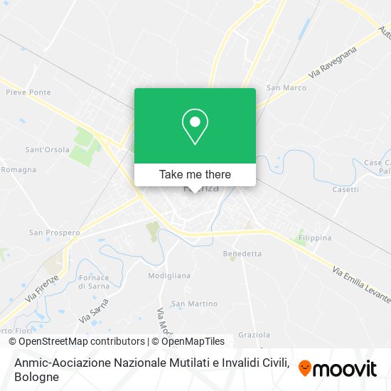 Anmic-Aociazione Nazionale Mutilati e Invalidi Civili map