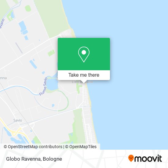 Globo Ravenna map