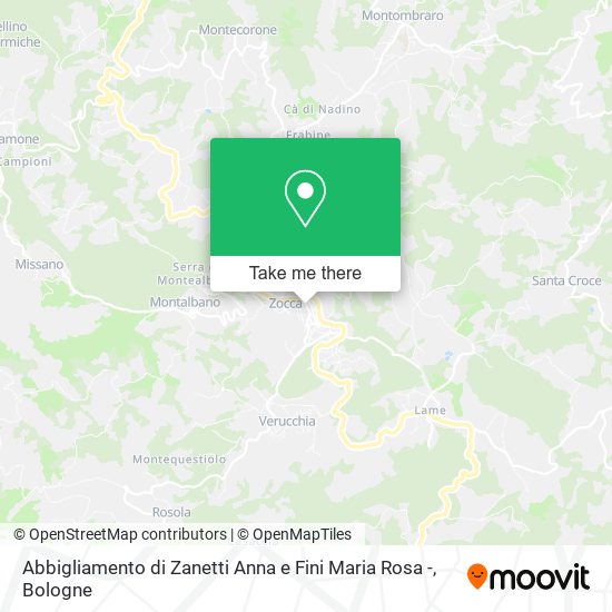 Abbigliamento di Zanetti Anna e Fini Maria Rosa - map