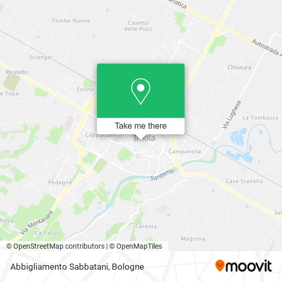 Abbigliamento Sabbatani map