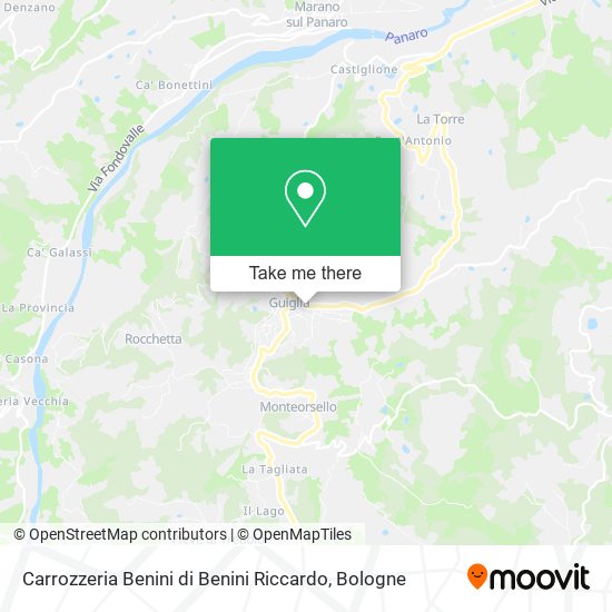 Carrozzeria Benini di Benini Riccardo map