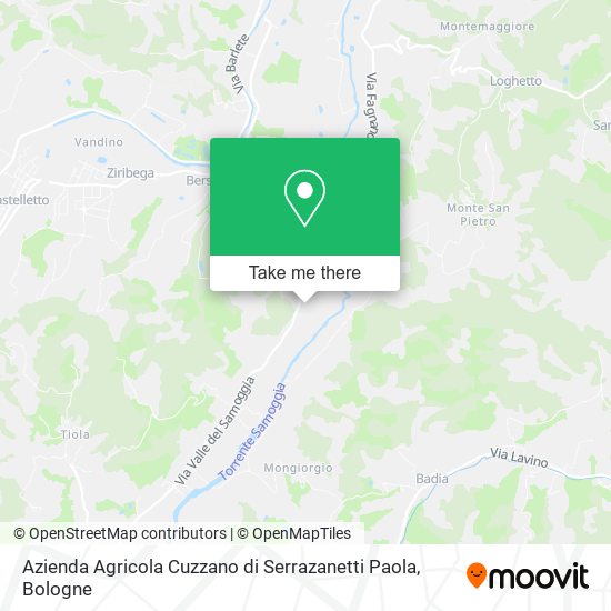 Azienda Agricola Cuzzano di Serrazanetti Paola map