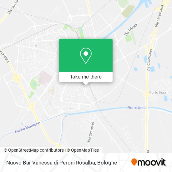 Nuovo Bar Vanessa di Peroni Rosalba map