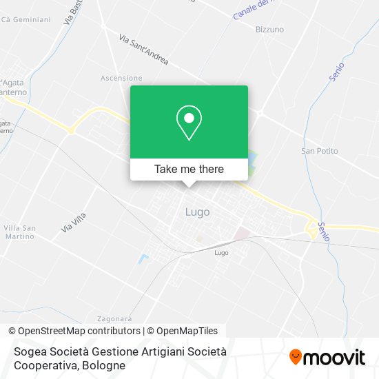 Sogea Società Gestione Artigiani Società Cooperativa map