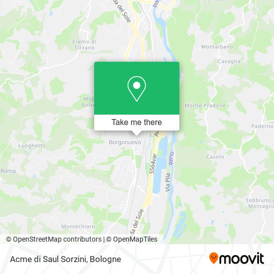 Acme di Saul Sorzini map