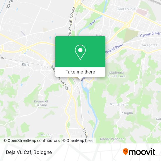 Deja Vù Caf map