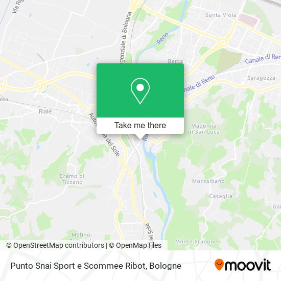 Punto Snai Sport e Scommee Ribot map