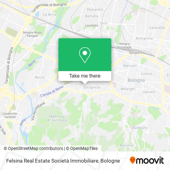 Felsina Real Estate Società Immobiliare map