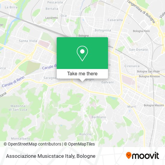 Associazione Musicstace Italy map