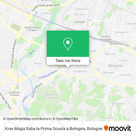 Krav Maga Italia-la Prima Scuola a Bologna map