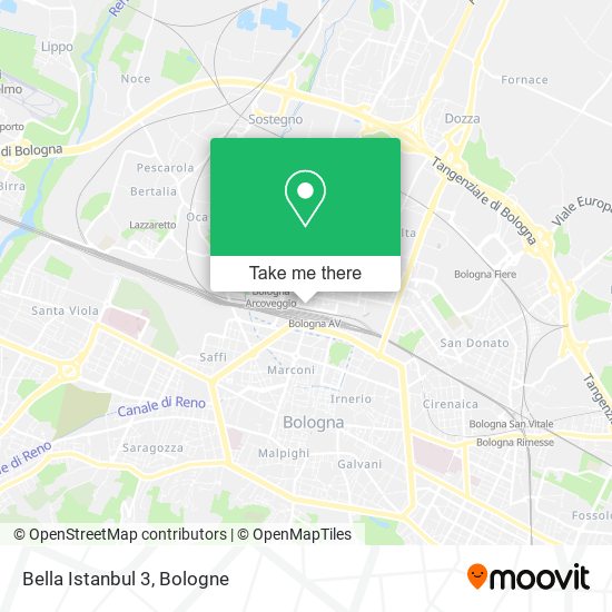 Bella Istanbul 3 map
