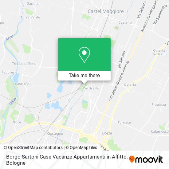 Borgo Sartoni Case Vacanze Appartamenti in Affitto map