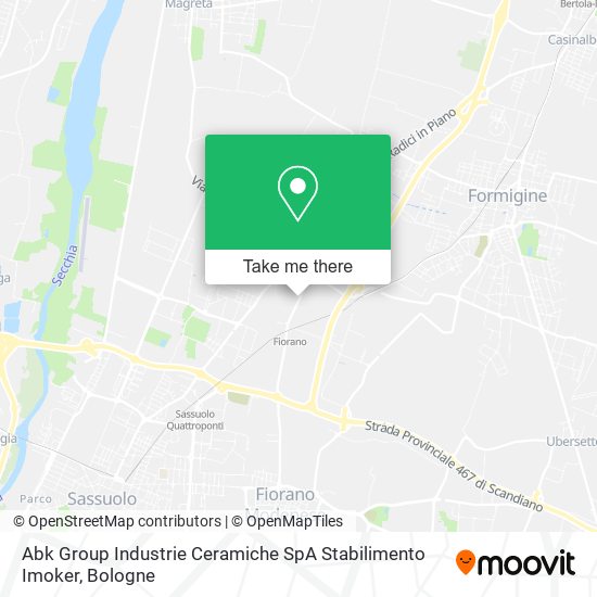 Abk Group Industrie Ceramiche SpA Stabilimento Imoker map