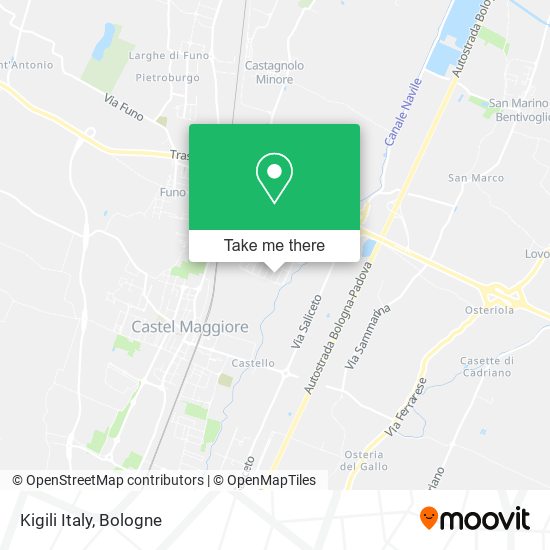 Kigili Italy map