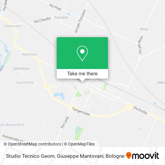 Studio Tecnico Geom. Giuseppe Mantovani map