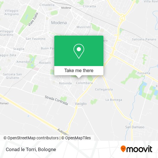 Conad le Torri map