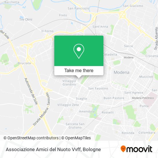 Associazione Amici del Nuoto Vvff map