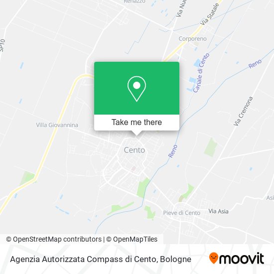 Agenzia Autorizzata Compass di Cento map