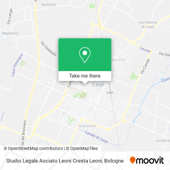 Studio Legale Aociato Leoni Cresta Leoni map