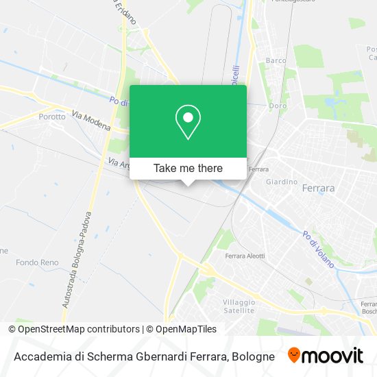 Accademia di Scherma Gbernardi Ferrara map