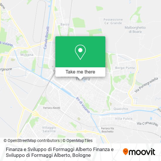 Finanza e Sviluppo di Formaggi Alberto Finanza e Sviluppo di Formaggi Alberto map