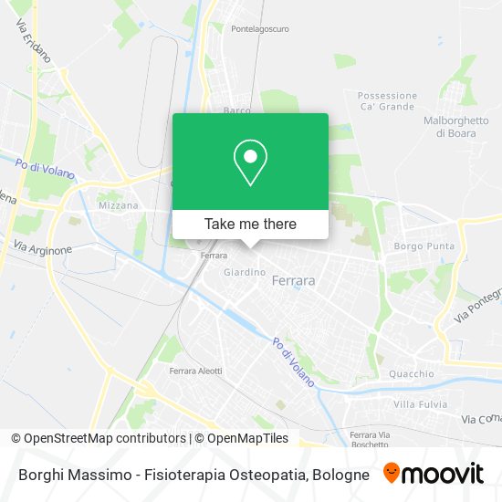 Borghi Massimo - Fisioterapia Osteopatia map