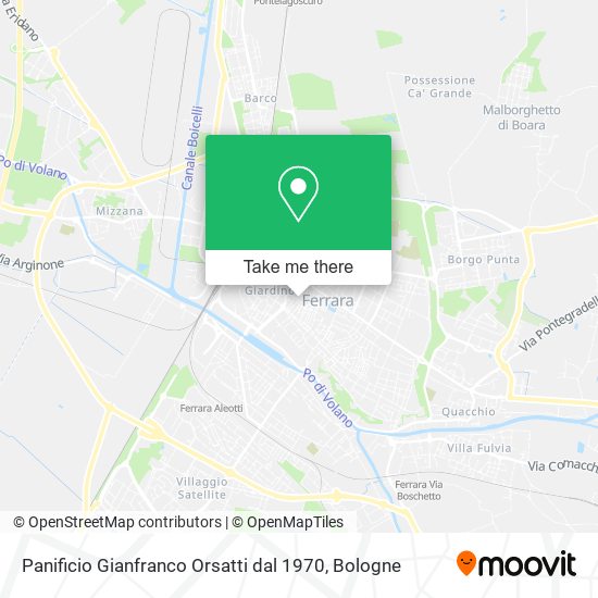 Panificio Gianfranco Orsatti dal 1970 map