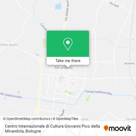 Centro Internazionale di Cultura Giovanni Pico della Mirandola map