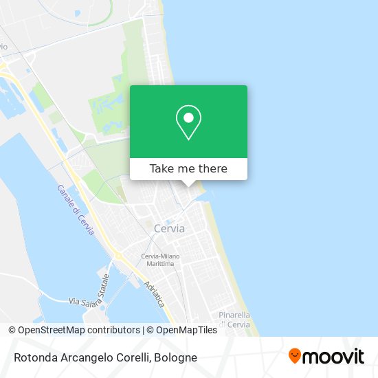 Rotonda Arcangelo Corelli map