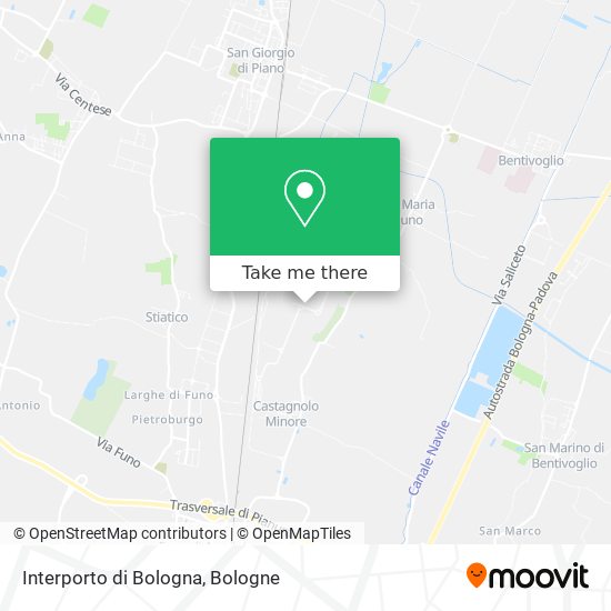 Interporto di Bologna map