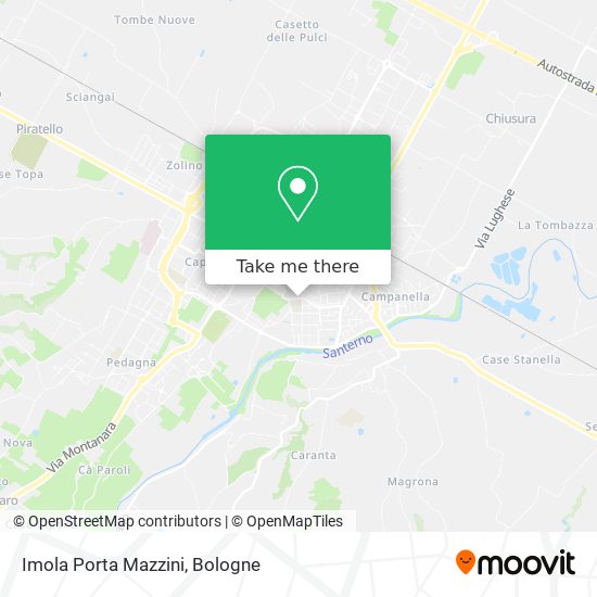Imola Porta Mazzini map