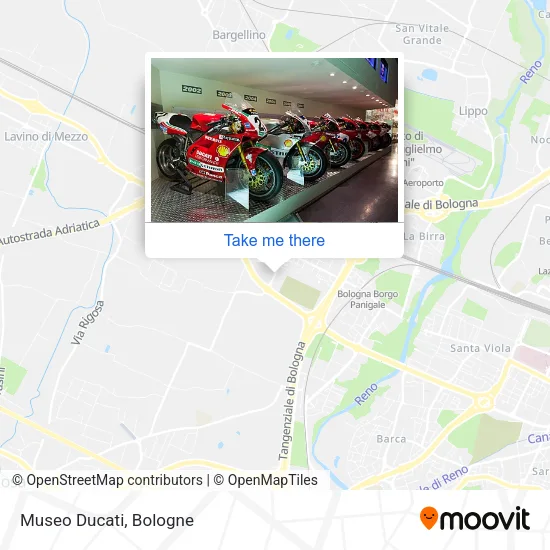 Museo Ducati map