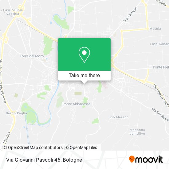 Via Giovanni Pascoli  46 map