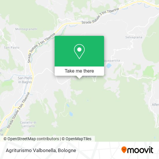 Agriturismo Valbonella map