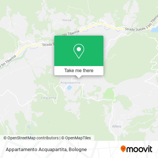 Appartamento Acquapartita map