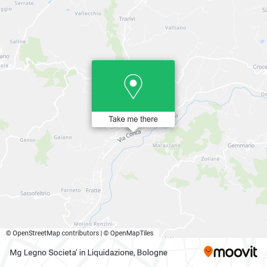 Mg Legno Societa' in Liquidazione map