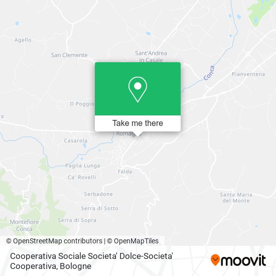 Cooperativa Sociale Societa' Dolce-Societa' Cooperativa map