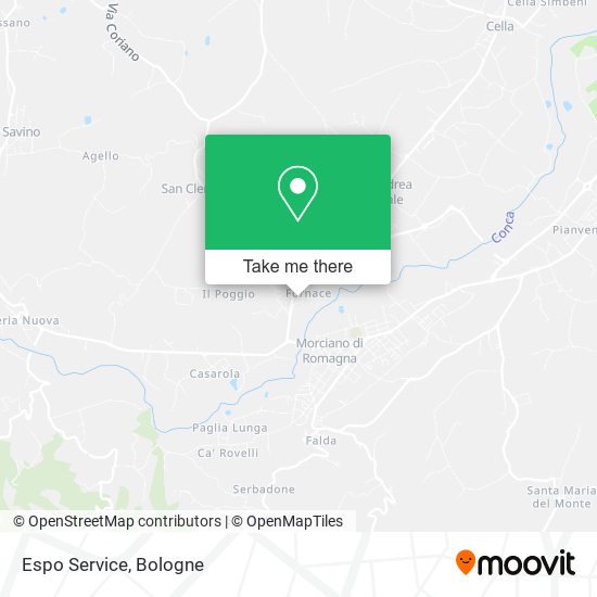 Espo Service map