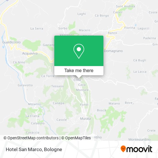 Hotel San Marco map