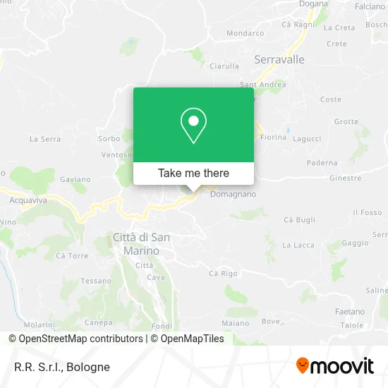 R.R. S.r.l. map