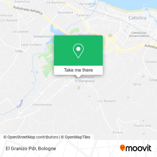 El Granizo Pdr map