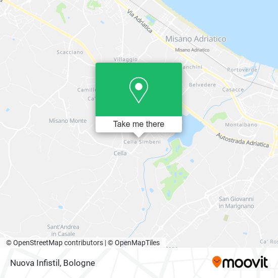 Nuova Infistil map