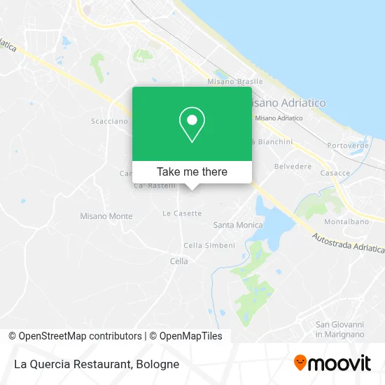 La Quercia Restaurant map