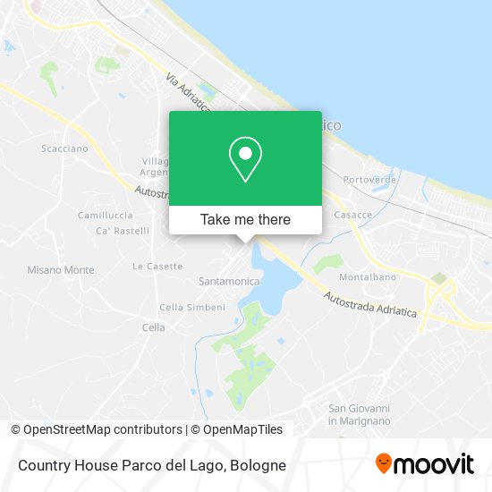 Country House Parco del Lago map