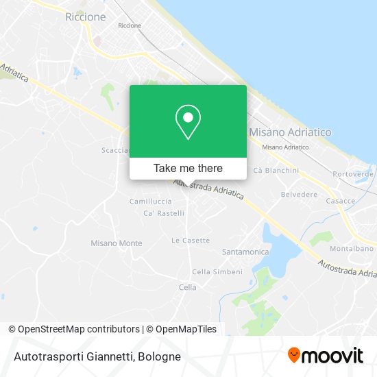Autotrasporti Giannetti map