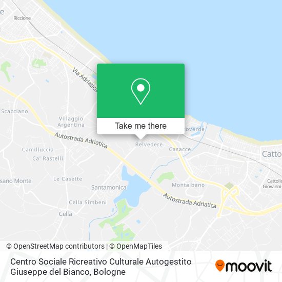 Centro Sociale Ricreativo Culturale Autogestito Giuseppe del Bianco map
