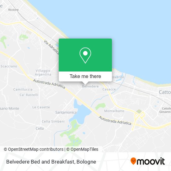 Belvedere Bed and Breakfast map