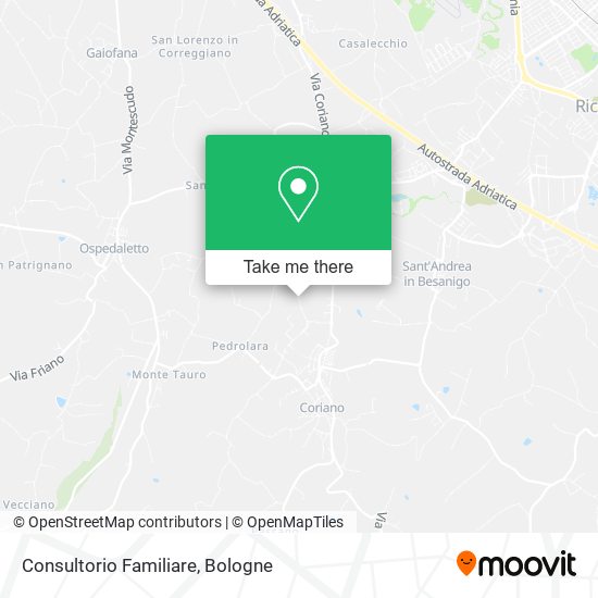 Consultorio Familiare map