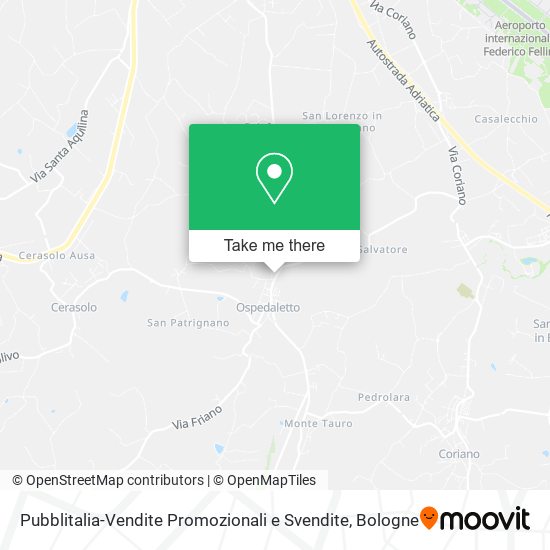 Pubblitalia-Vendite Promozionali e Svendite map