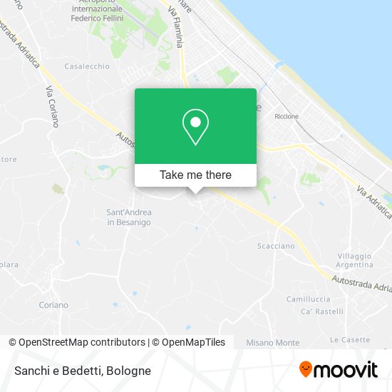 Sanchi e Bedetti map